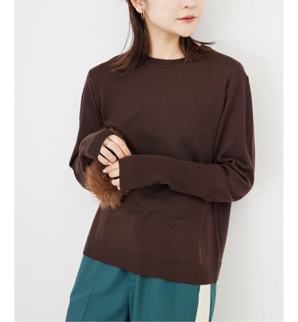 SLOBE IENA「《追加》ウォッシャブルプレーンニット」|ニット・セーター|