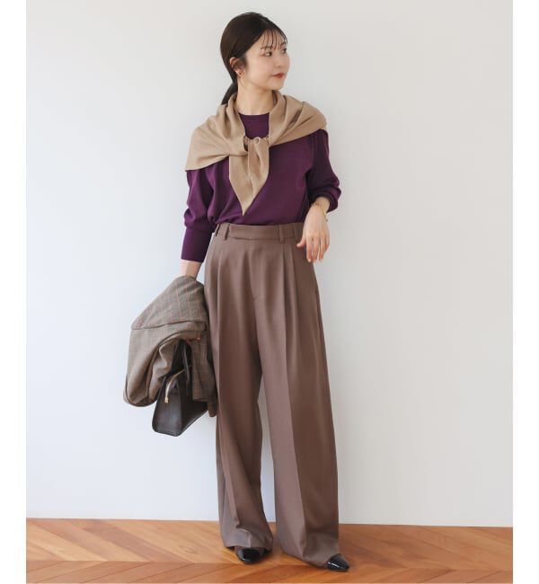 SLOBE IENA「《追加》ウォッシャブルプレーンニット」|ニット・セーター|