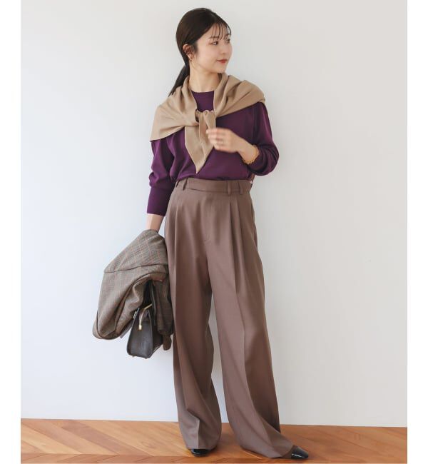 SLOBE IENA「《追加》ウォッシャブルプレーンニット」|ニット・セーター|