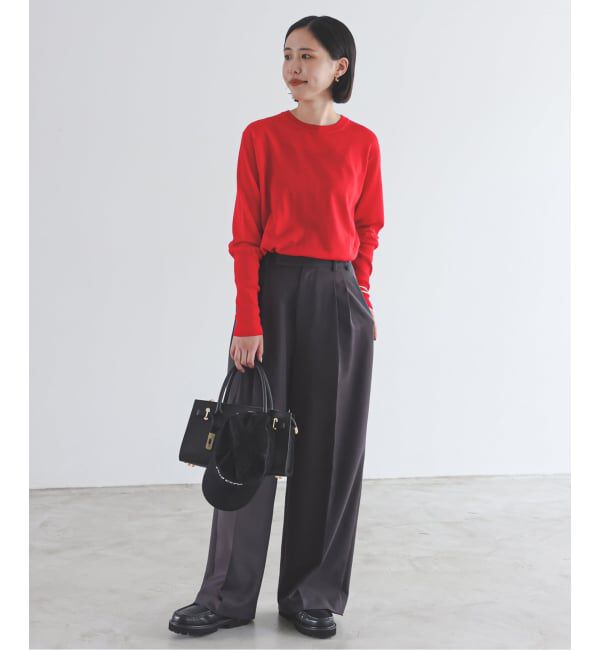 SLOBE IENA「《追加》ウォッシャブルプレーンニット」|ニット・セーター|