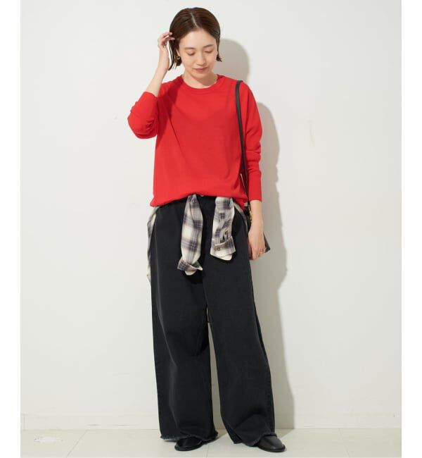 SLOBE IENA「《追加》ウォッシャブルプレーンニット」|ニット・セーター|