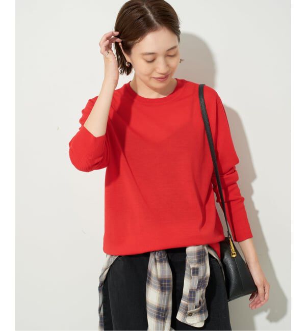 SLOBE IENA「《追加》ウォッシャブルプレーンニット」|ニット・セーター|