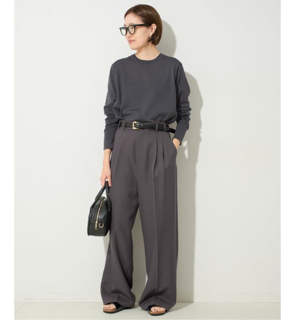 SLOBE IENA「《追加》ウォッシャブルプレーンニット」|ニット・セーター|