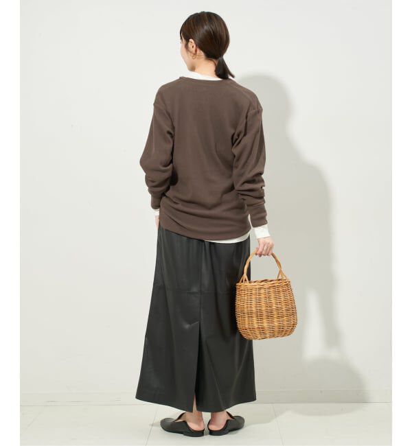 SLOBE IENA「HANES/ヘインズ SLOBE別注 WAFFLE 2パックカットソー」|Tシャツ・カットソー|