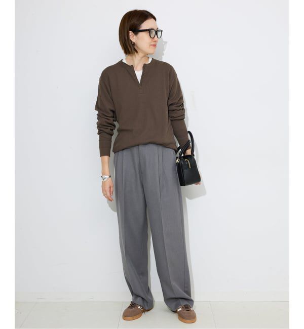 SLOBE IENA「HANES/ヘインズ SLOBE別注 WAFFLE 2パックカットソー」|Tシャツ・カットソー|