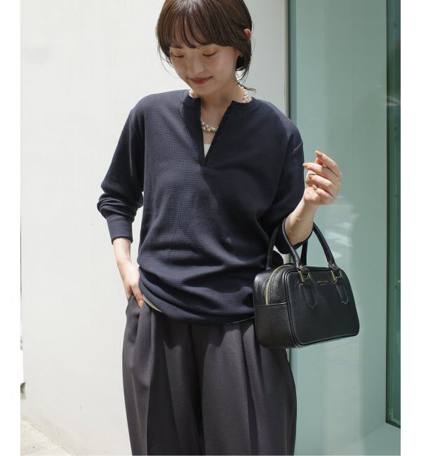 SLOBE IENA「HANES/ヘインズ SLOBE別注 WAFFLE 2パックカットソー」|Tシャツ・カットソー|