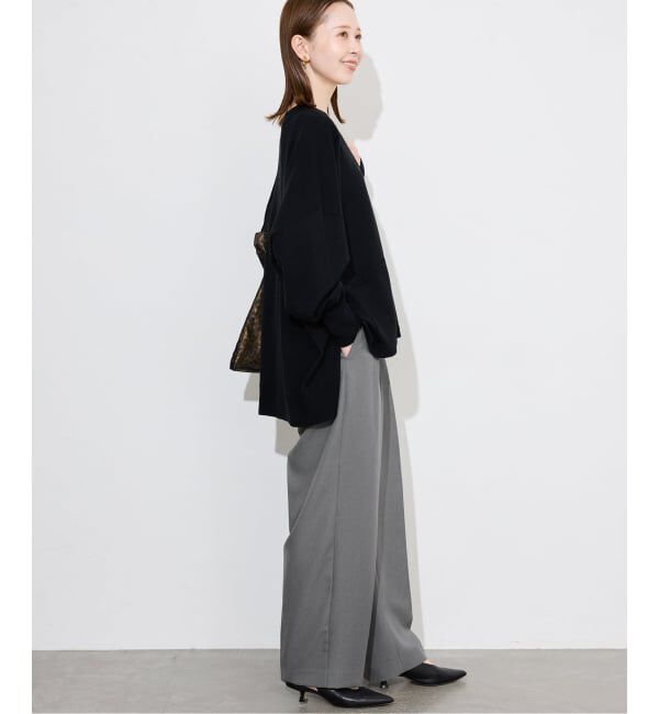 SLOBE IENA「パウダーツイルイージーテーパードパンツ」|その他|