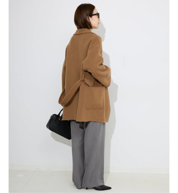 SLOBE IENA「パウダーツイルイージーテーパードパンツ」|その他|