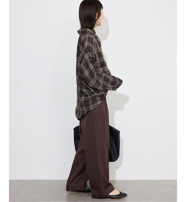 SLOBE IENA「パウダーツイルイージーテーパードパンツ」|その他|