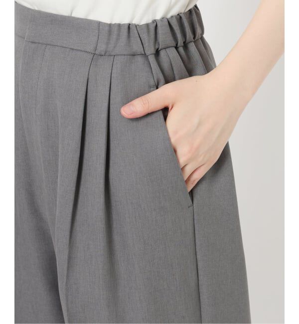 SLOBE IENA「パウダーツイルイージーテーパードパンツ」|その他|