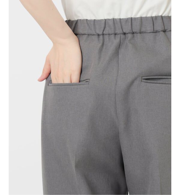 SLOBE IENA「パウダーツイルイージーテーパードパンツ」|その他|