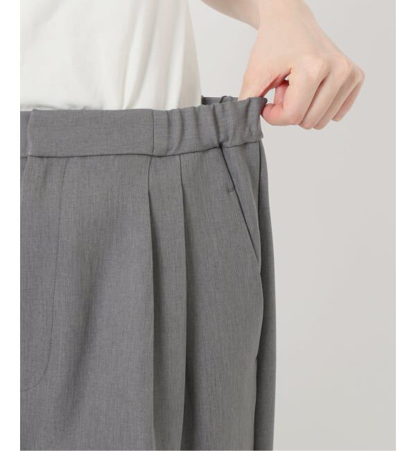 SLOBE IENA「パウダーツイルイージーテーパードパンツ」|その他|