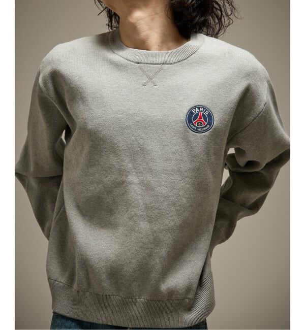 Paris Saint-Germain「【Paris Saint-Germain / パリ・サン＝ジェルマン】 JP Sweat like Knit EMBLEM」|ニット・セーター|