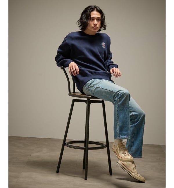 Paris Saint-Germain「【Paris Saint-Germain / パリ・サン＝ジェルマン】 JP Sweat like Knit EMBLEM」|ニット・セーター|