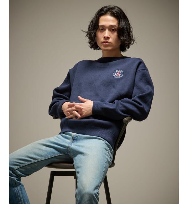 Paris Saint-Germain「【Paris Saint-Germain / パリ・サン＝ジェルマン】 JP Sweat like Knit EMBLEM」|ニット・セーター|