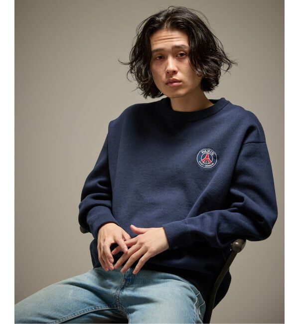 Paris Saint-Germain「【Paris Saint-Germain / パリ・サン＝ジェルマン】 JP Sweat like Knit EMBLEM」|ニット・セーター|