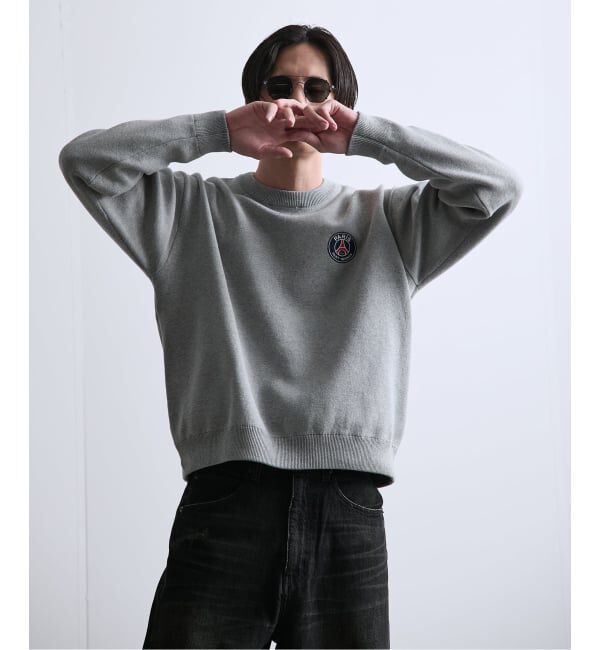 Paris Saint-Germain「【Paris Saint-Germain / パリ・サン＝ジェルマン】 JP Sweat like Knit EMBLEM」|ニット・セーター|