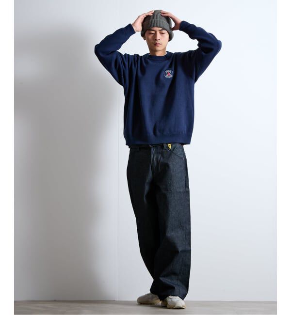 Paris Saint-Germain「【Paris Saint-Germain / パリ・サン＝ジェルマン】 JP Sweat like Knit EMBLEM」|ニット・セーター|