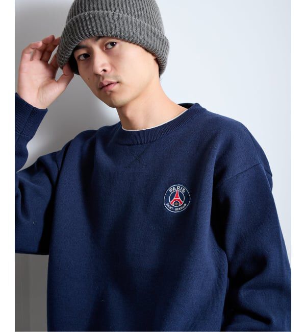 Paris Saint-Germain「【Paris Saint-Germain / パリ・サン＝ジェルマン】 JP Sweat like Knit EMBLEM」|ニット・セーター|