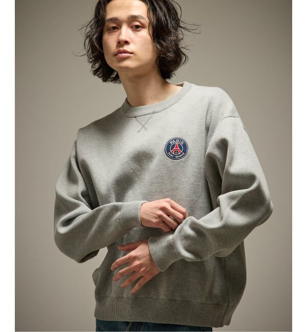 Paris Saint-Germain「【Paris Saint-Germain / パリ・サン＝ジェルマン】 JP Sweat like Knit EMBLEM」|ニット・セーター|