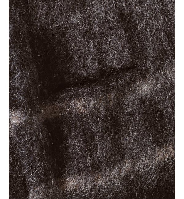 J.S.Homestead「Stead / ステッド モヘヤ ミックス プレイド カーディガン」|カーディガン|