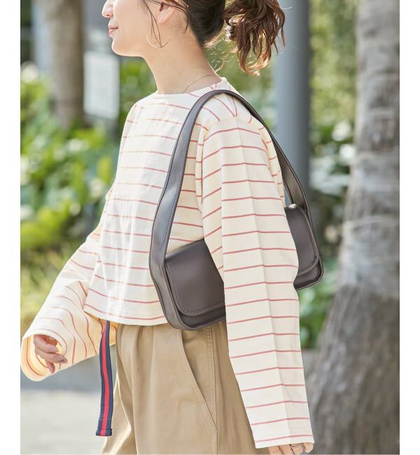 JOURNAL STANDARD「カラーボーダーショートCS」|Tシャツ・カットソー|ピンク