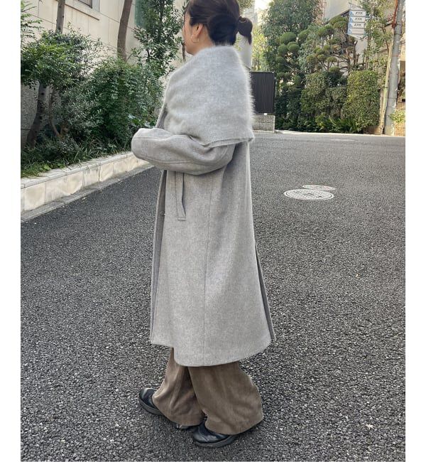 JOURNAL STANDARD「スーパー120ビーバーノーカラーコート」|ノーカラーコート|