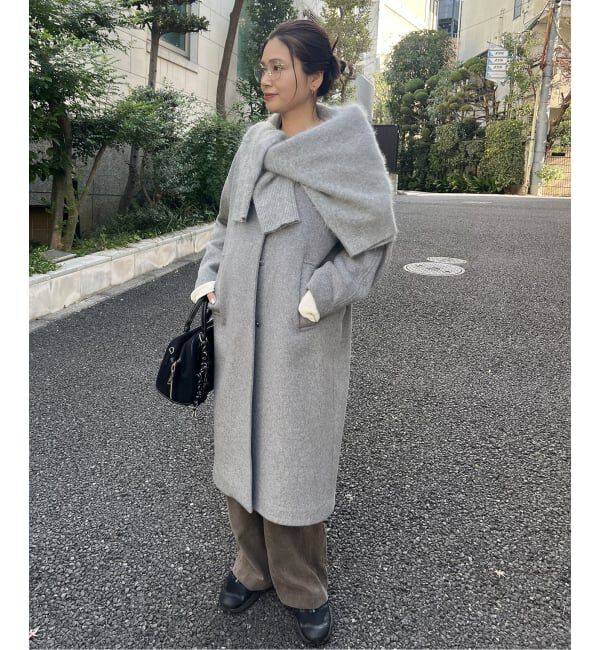 JOURNAL STANDARD「スーパー120ビーバーノーカラーコート」|ノーカラーコート|