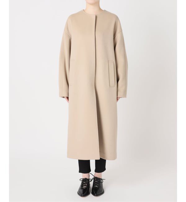 JOURNAL STANDARD「スーパー120ビーバーノーカラーコート」|ノーカラーコート|