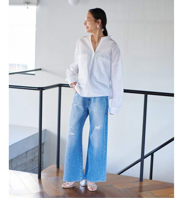 JOURNAL STANDARD「《追加予約》ハードマンズリネンコットンスキッパーシャツ」|シャツ・ブラウス|