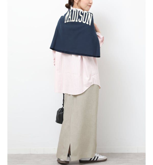 JOURNAL STANDARD relume「［26SS新作 / 防シワ］メランジドビーIラインスカート」|スカート|