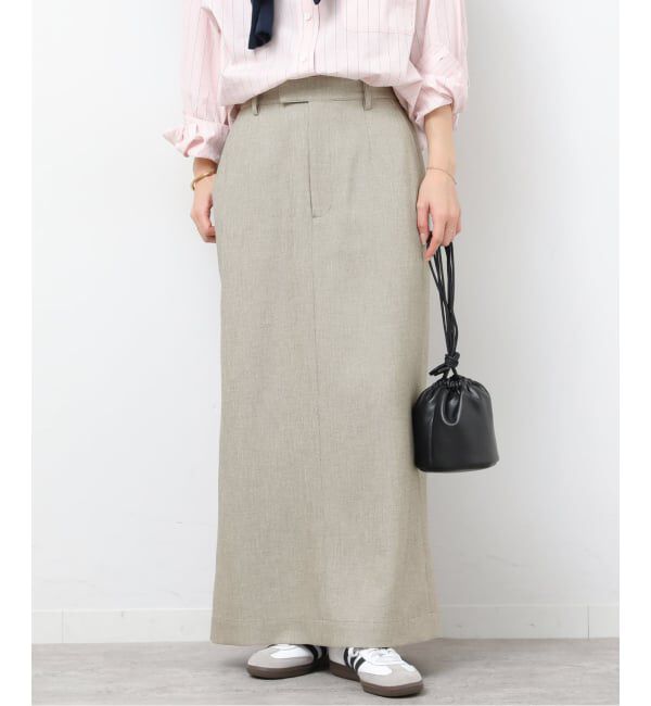 JOURNAL STANDARD relume「［26SS新作 / 防シワ］メランジドビーIラインスカート」|スカート|