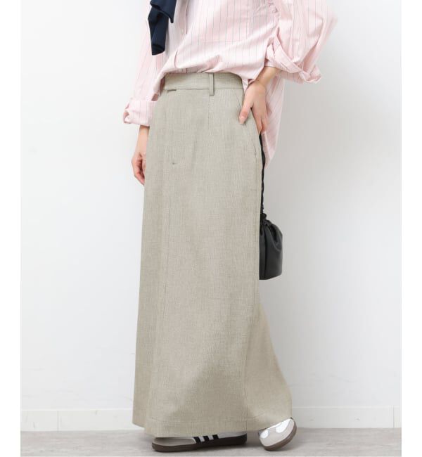 JOURNAL STANDARD relume「［26SS新作 / 防シワ］メランジドビーIラインスカート」|スカート|
