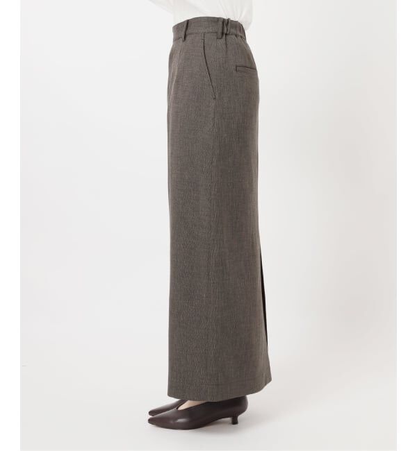 JOURNAL STANDARD relume「［26SS新作 / 防シワ］メランジドビーIラインスカート」|スカート|