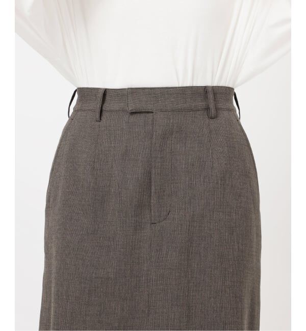 JOURNAL STANDARD relume「［26SS新作 / 防シワ］メランジドビーIラインスカート」|スカート|