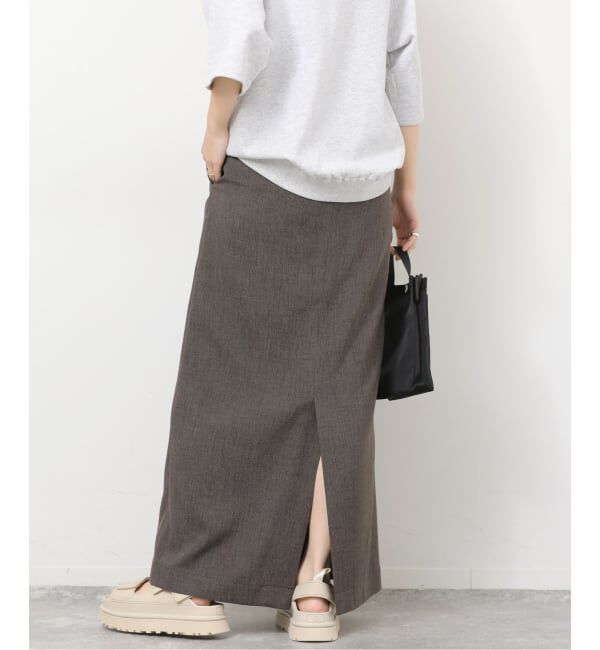 JOURNAL STANDARD relume「［26SS新作 / 防シワ］メランジドビーIラインスカート」|スカート|