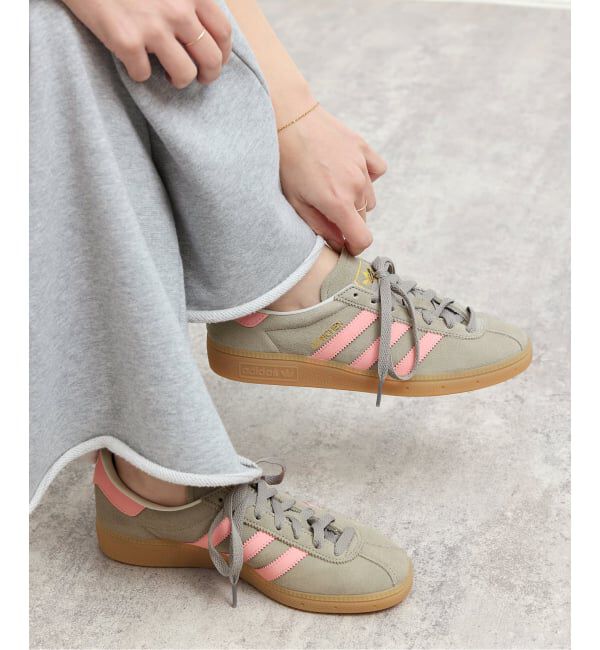 JOURNAL STANDARD relume「《予約》【relume限定モデル】【adidas originals】MUENCHEN W Exclusive：スニーカー」|スニーカー|カーキ