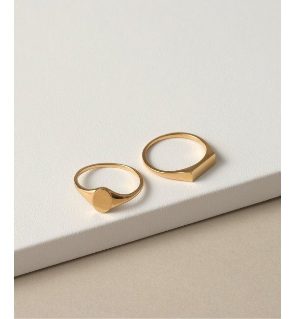 Lilas by Spick&Span「インダイオーバルリング K18」|リング|