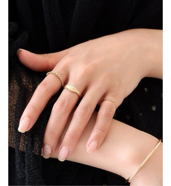 Lilas by Spick&Span「ユラギワイドリング K10」|リング|