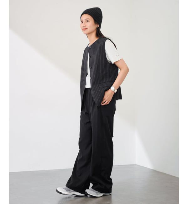 FRAMeWORK「LOEFF/ロエフ W TORO HRM パンツ」|スラックス|