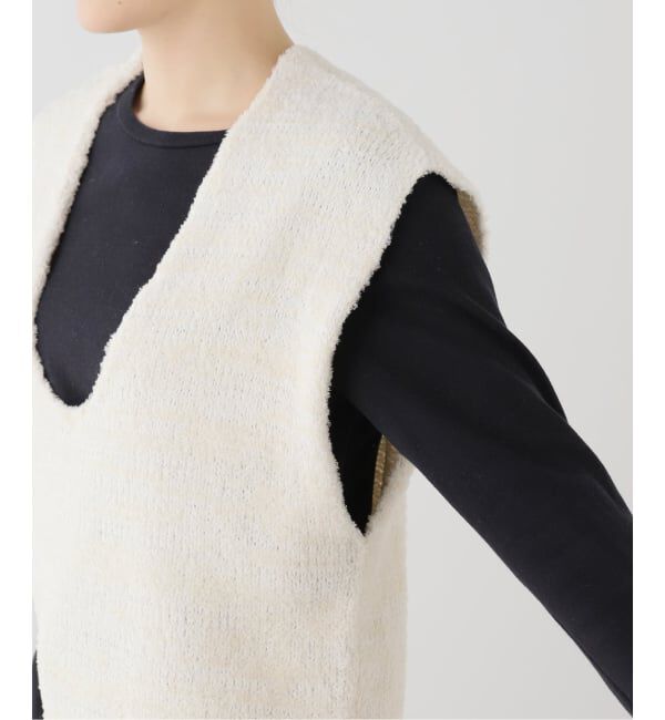 FRAMeWORK「メランジニットベスト」|ニット・セーター|