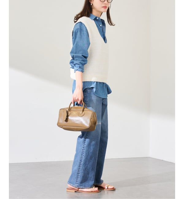 FRAMeWORK「メランジニットベスト」|ニット・セーター|