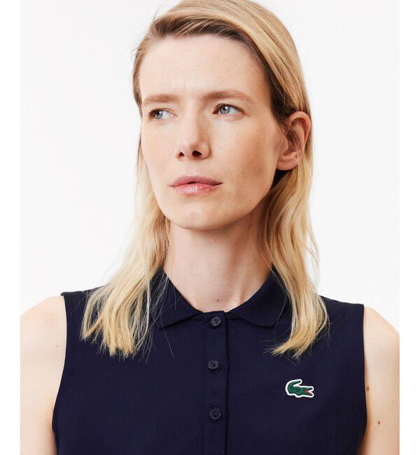LACOSTE「UVカット UPF50+ ウルトラドライノースリーブゴルフポロシャツ」|ポロシャツ|
