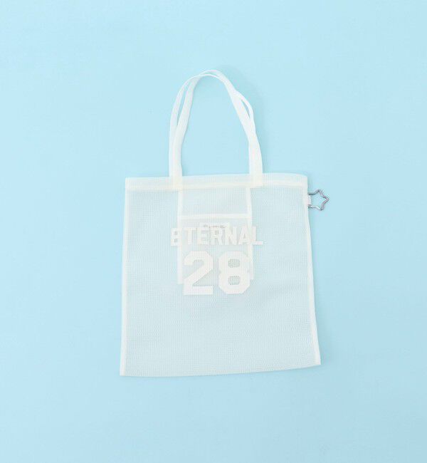 Rie Miller「【Riemiller/リエミラー】RMメッシュバッグ」|エコバッグ|ホワイト