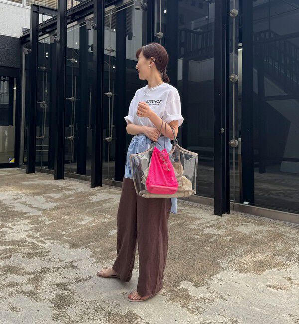 NOLLEY'S「PVCトート＆メッシュ巾着バッグ」|トートバッグ|