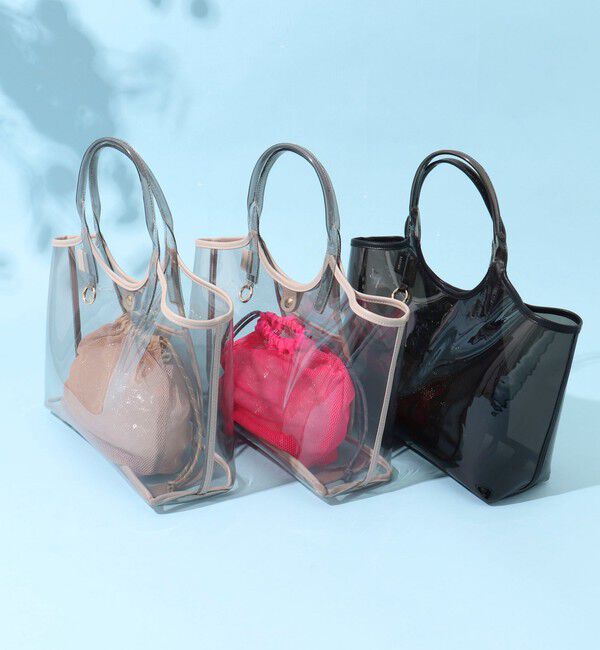 NOLLEY'S「PVCトート＆メッシュ巾着バッグ」|トートバッグ|