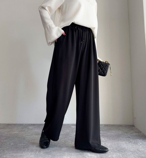 fredy emue「【累計販売数4万本突破！】とろみツイルストレートイージーパンツ」|チノ|