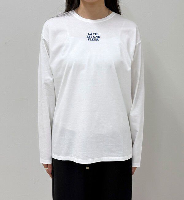 fredy emue「ワンポイント刺繍ロゴロンTシャツ」|Tシャツ・カットソー|