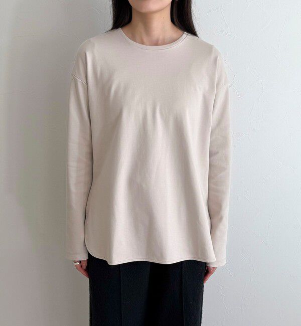 fredy emue「スムースラウンドヘムロンTシャツ」|Tシャツ・カットソー|