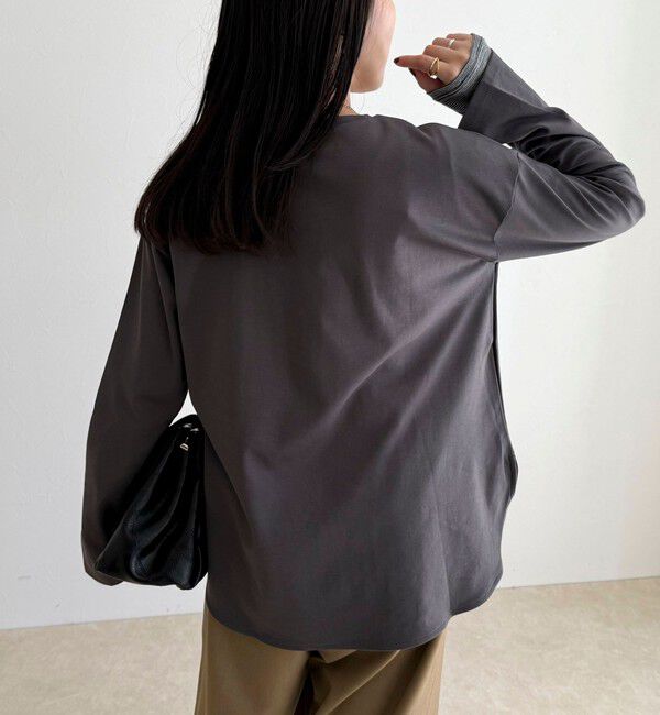 fredy emue「スムースラウンドヘムロンTシャツ」|Tシャツ・カットソー|